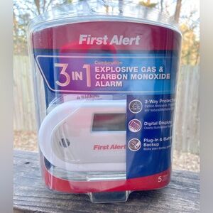 NIB Gas & Carbon Monoxide & Propane Gas  Alarm Plug-In & Battery Home Safety
